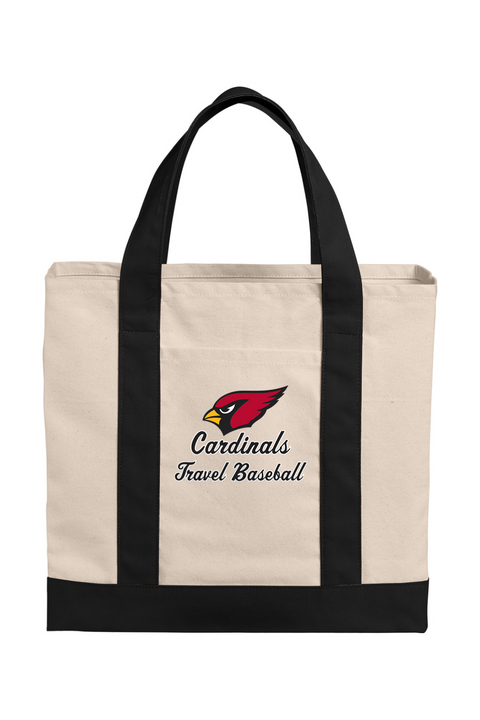 Port Authority Cotton Canvas Two-Tone Tote