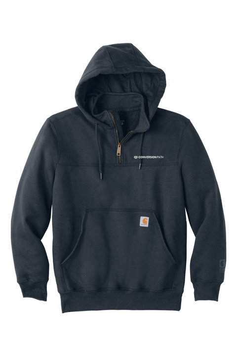 Carhartt Rain Defender Paxton Heavyweight Hooded Zip Mock Sweatshirt