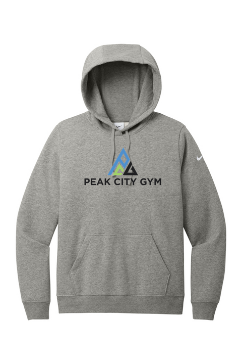 Nike Ladies Club Fleece Sleeve Swoosh Pullover Hoodie