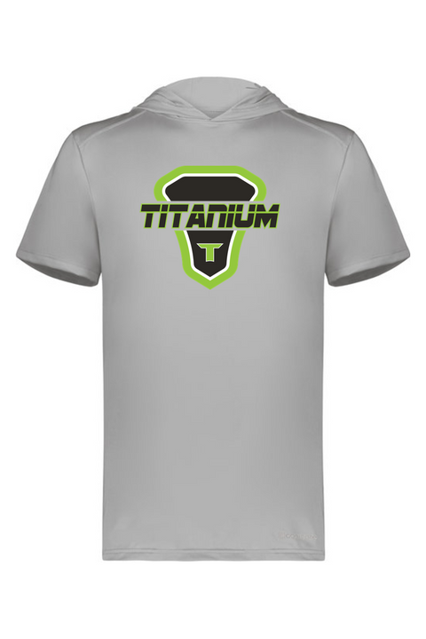 Holloway Adult Short Sleeve Hoodie Powered by Coolcore