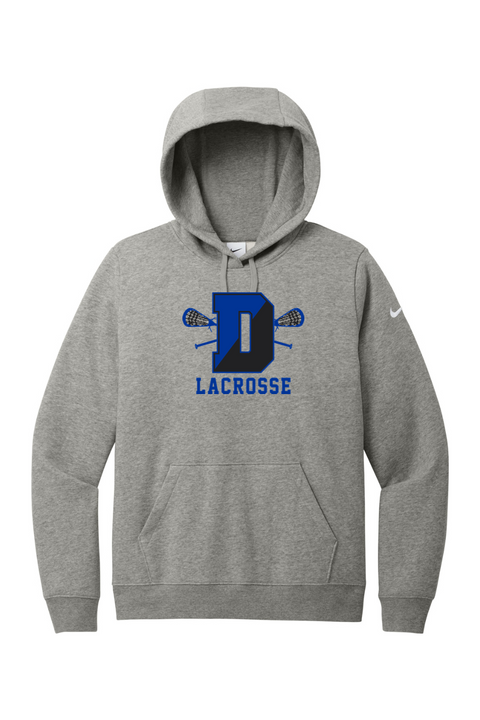 Nike Ladies Club Fleece Sleeve Swoosh Pullover Hoodie
