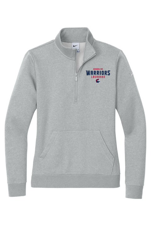 Nike Ladies Club Fleece Sleeve Swoosh 1/2-Zip