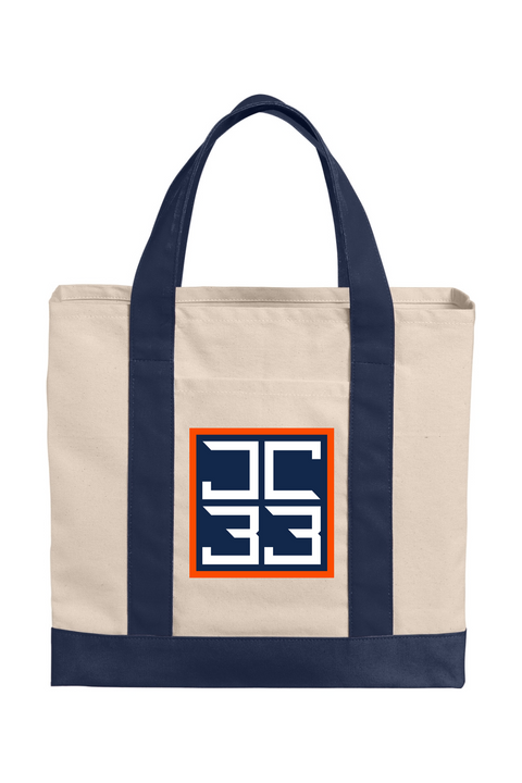 Port Authority Cotton Canvas Two-Tone Tote