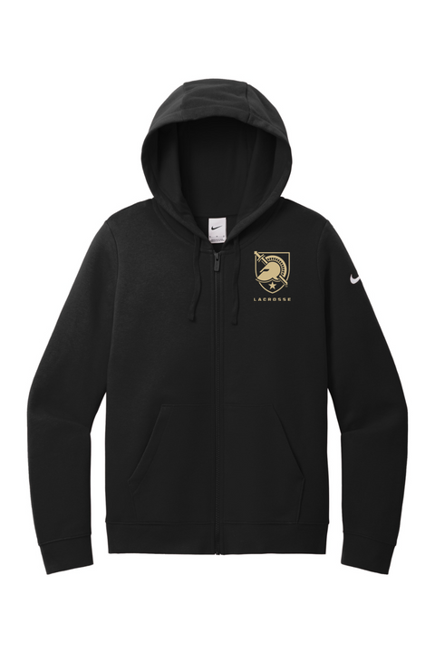 Nike Ladies Club Fleece Sleeve Swoosh Full-Zip Hoodie