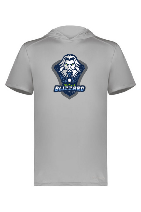 Holloway Adult Short Sleeve Hoodie Powered by Coolcore