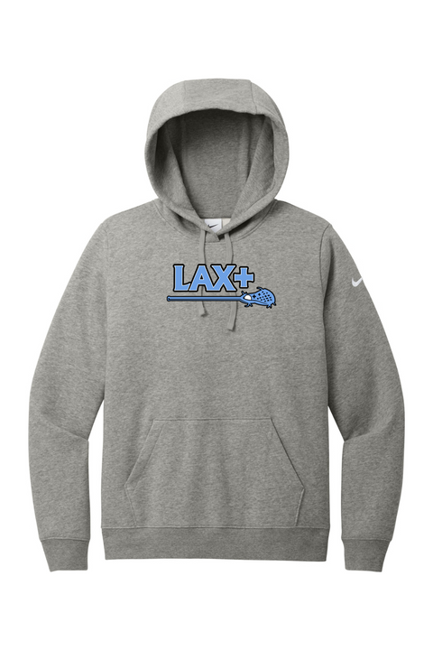 Nike Ladies Club Fleece Sleeve Swoosh Pullover Hoodie