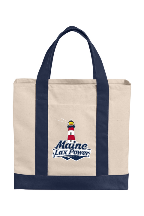 Port Authority Cotton Canvas Two-Tone Tote