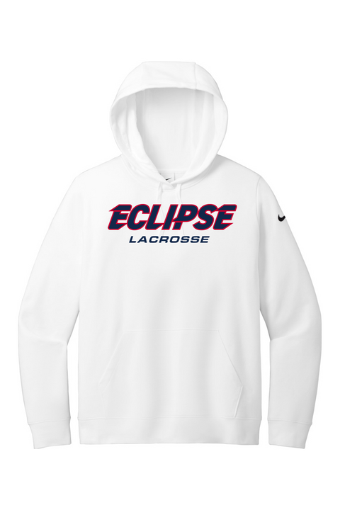 Nike Ladies Club Fleece Sleeve Swoosh Pullover Hoodie