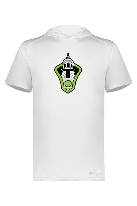 Holloway Adult Short Sleeve Hoodie Powered by Coolcore