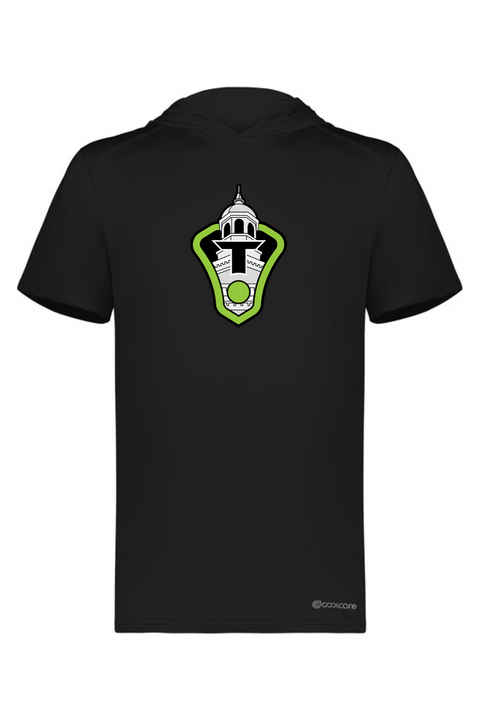 Holloway Adult Short Sleeve Hoodie Powered by Coolcore