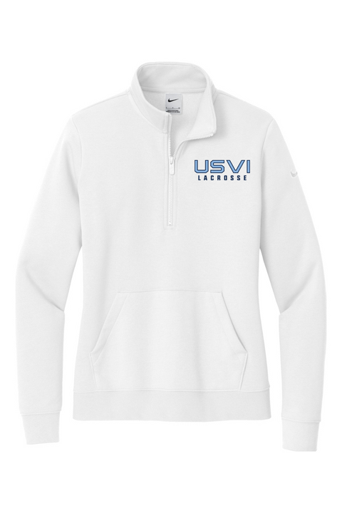 Nike Ladies Club Fleece Sleeve Swoosh 1/2-Zip