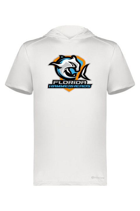 Holloway Adult Short Sleeve Hoodie Powered by Coolcore