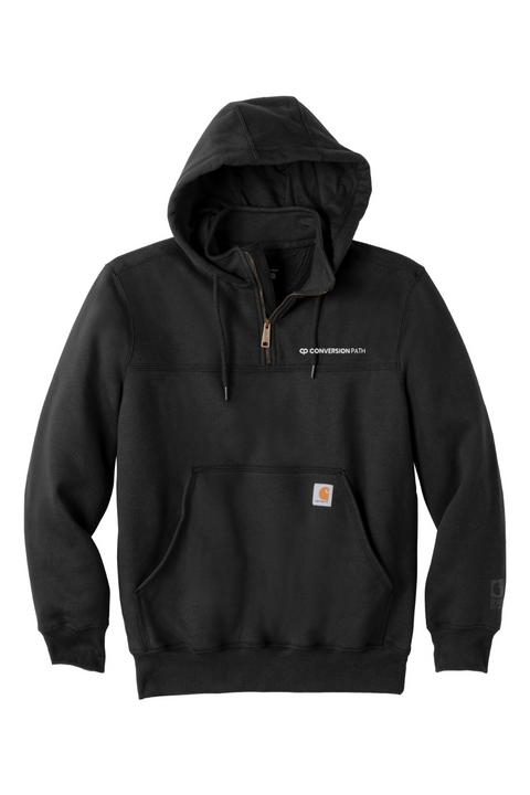 Carhartt Rain Defender Paxton Heavyweight Hooded Zip Mock Sweatshirt