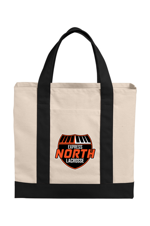 Port Authority Cotton Canvas Two-Tone Tote