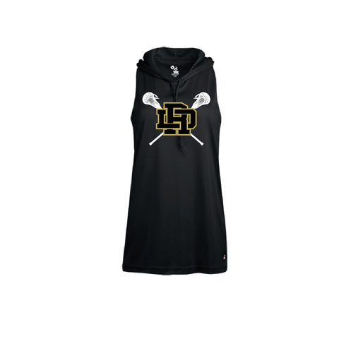 WOMENS SLEEVELESS HOODED RACERBACK TANK