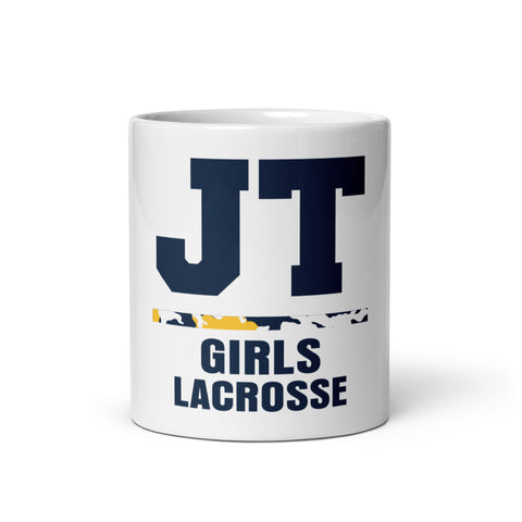 JT White glossy mug