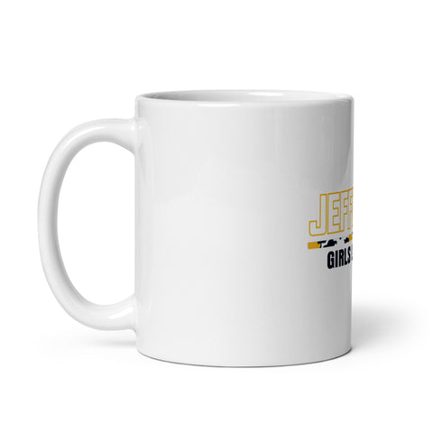 Jefferson White glossy mug