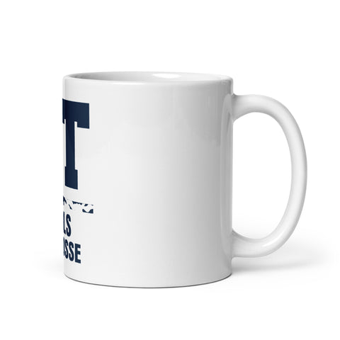 JT White glossy mug