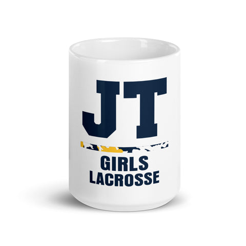 JT White glossy mug