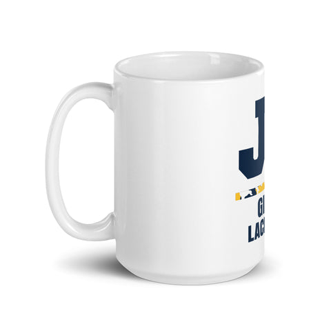 JT White glossy mug