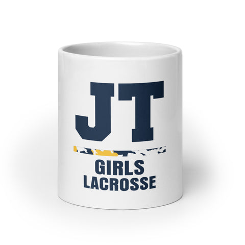 JT White glossy mug