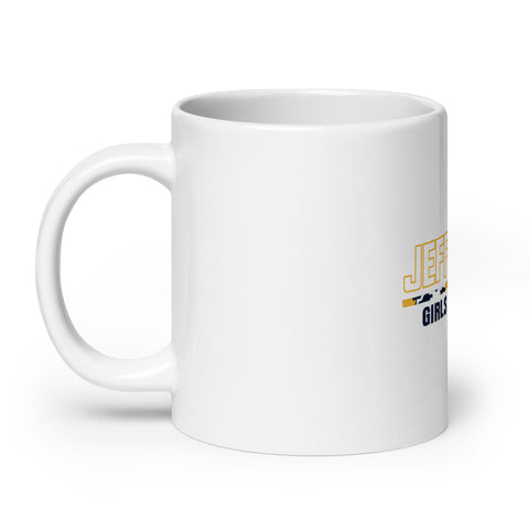 Jefferson White glossy mug