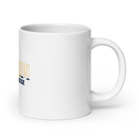 Jefferson White glossy mug